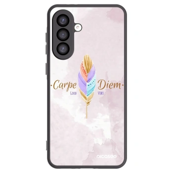 Picasee crna silikonska maskica za Samsung Galaxy A26 5G A266B - Carpe Diem