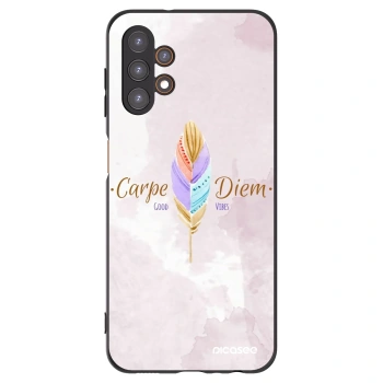 Picasee crna silikonska maskica za Samsung Galaxy A13 5G - Carpe Diem