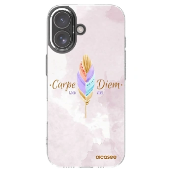 Picasee silikonska prozirna maskica za Apple iPhone 17 - Carpe Diem