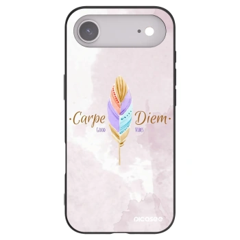 Picasee crna silikonska maskica za Apple iPhone Air - Carpe Diem
