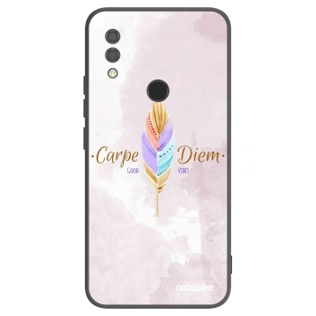 Picasee crna silikonska maskica za Xiaomi Redmi 7 - Carpe Diem