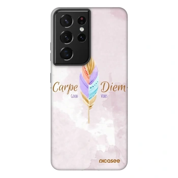 Picasee Fashion Case za Samsung Galaxy S21 Ultra 5G G998B - Carpe Diem