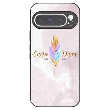 Picasee crna silikonska maskica za Google Pixel 9 Pro XL - Carpe Diem