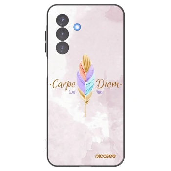 Picasee crna silikonska maskica za Samsung Galaxy A17 5G - Carpe Diem