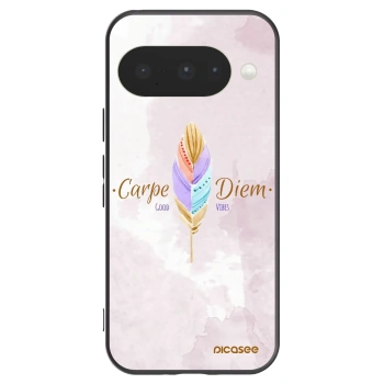 Picasee crna silikonska maskica za Google Pixel 10 - Carpe Diem