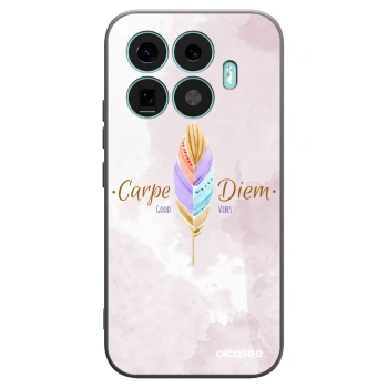 Picasee crna silikonska maskica za Xiaomi 17T - Carpe Diem