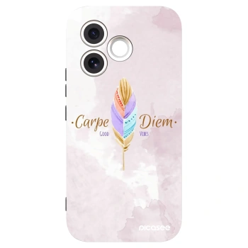Picasee crna silikonska maskica za Honor 600 Lite - Carpe Diem