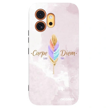Picasee crna silikonska maskica za Honor 600 - Carpe Diem