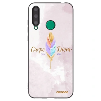 Picasee crna silikonska maskica za Honor 20 Lite - Carpe Diem