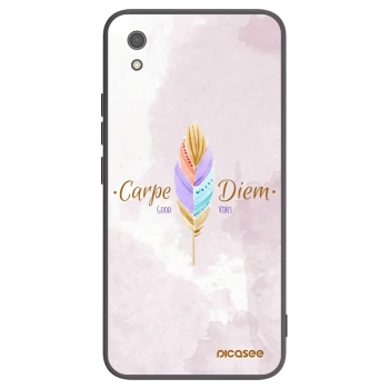 Picasee crna silikonska maskica za Xiaomi Redmi 7A - Carpe Diem