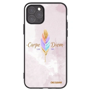 Picasee crna silikonska maskica za Apple iPhone 11 Pro - Carpe Diem