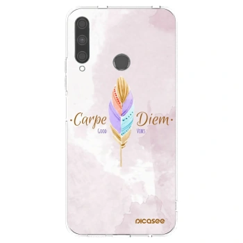 Picasee silikonska prozirna maskica za Huawei P40 Lite E - Carpe Diem