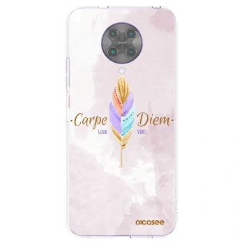 Picasee silikonska prozirna maskica za Xiaomi Poco F2 Pro - Carpe Diem
