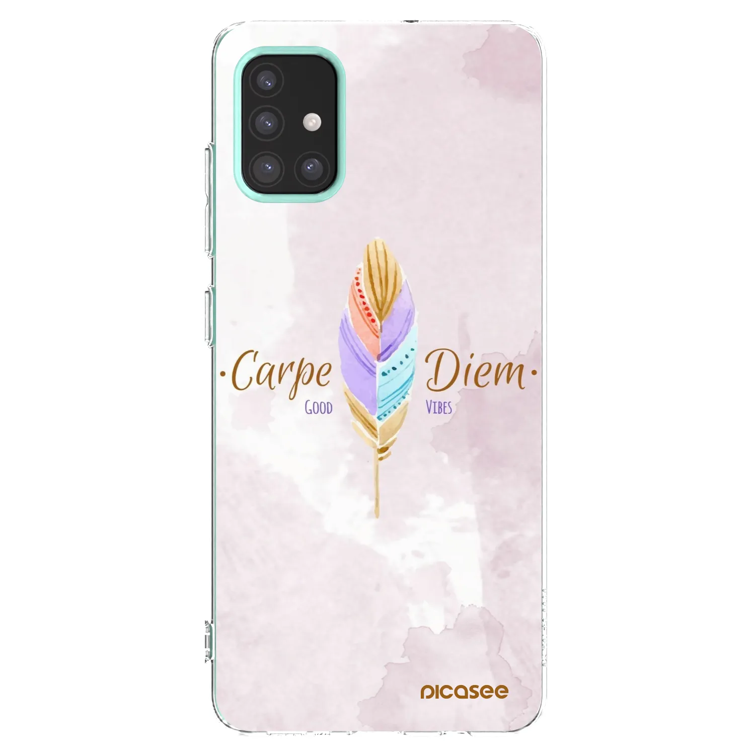 Picasee silikonska prozirna maskica za Samsung Galaxy M31s - Carpe Diem