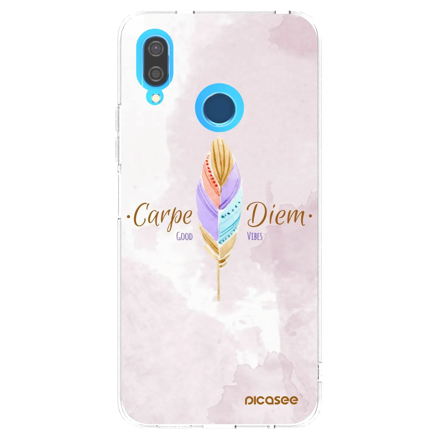 Picasee silikonska prozirna maskica za Huawei P20 Lite - Carpe Diem