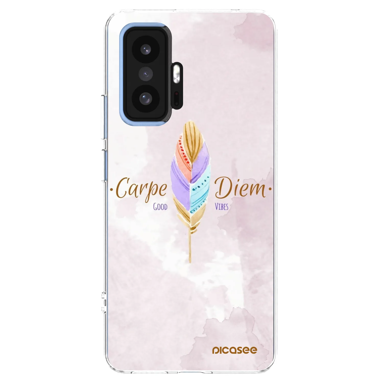 Picasee silikonska prozirna maskica za Xiaomi 11T Pro - Carpe Diem