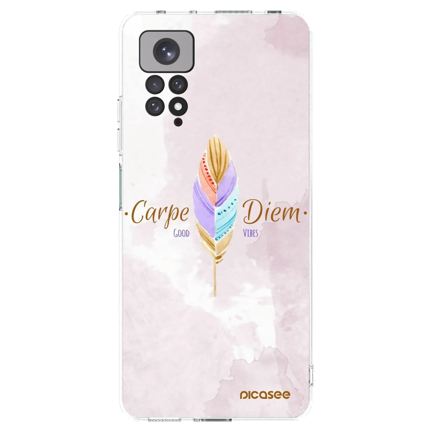 Picasee silikonska prozirna maskica za Xiaomi Redmi Note 11S 4G - Carpe Diem