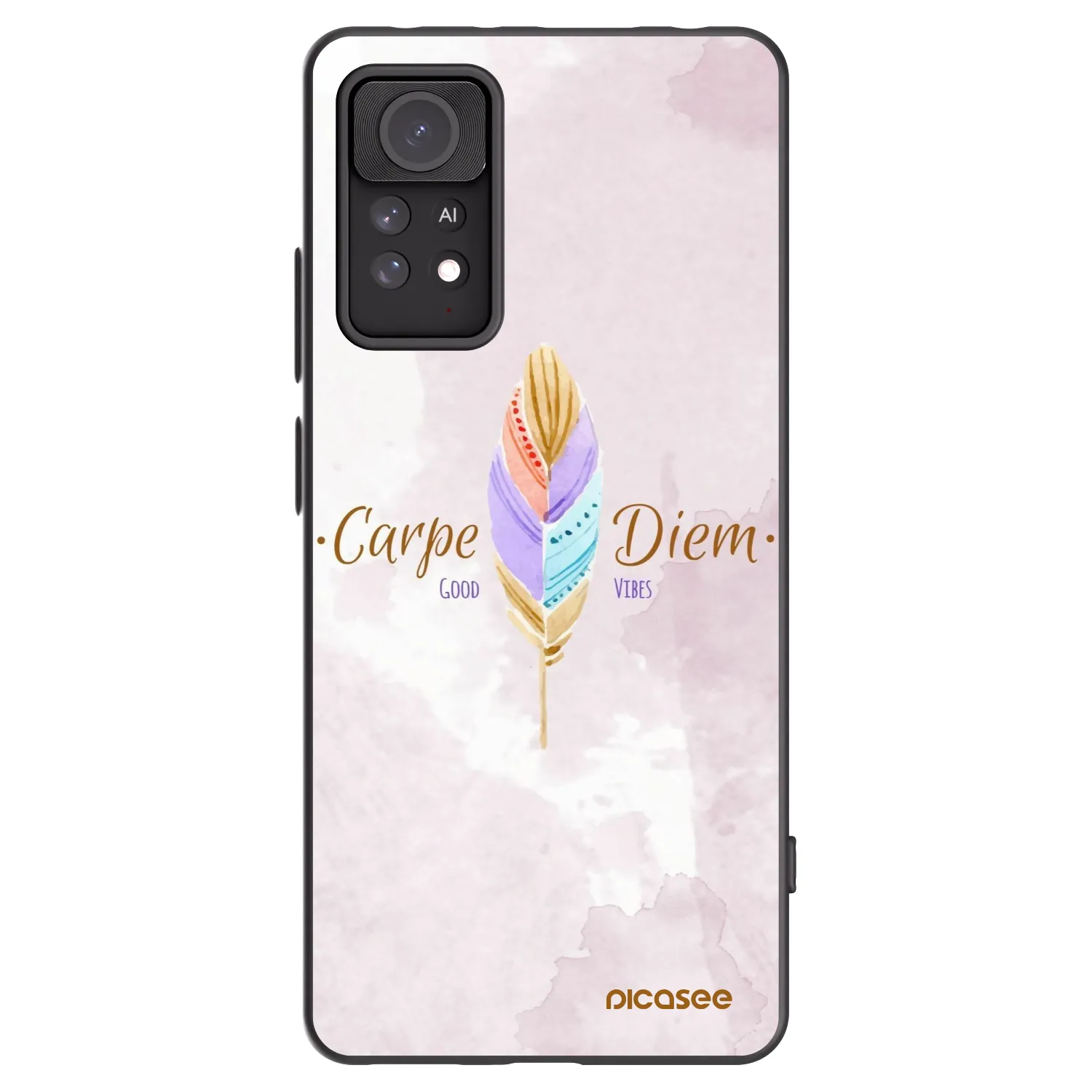 Picasee crna silikonska maskica za Xiaomi Redmi Note 11 Pro - Carpe Diem
