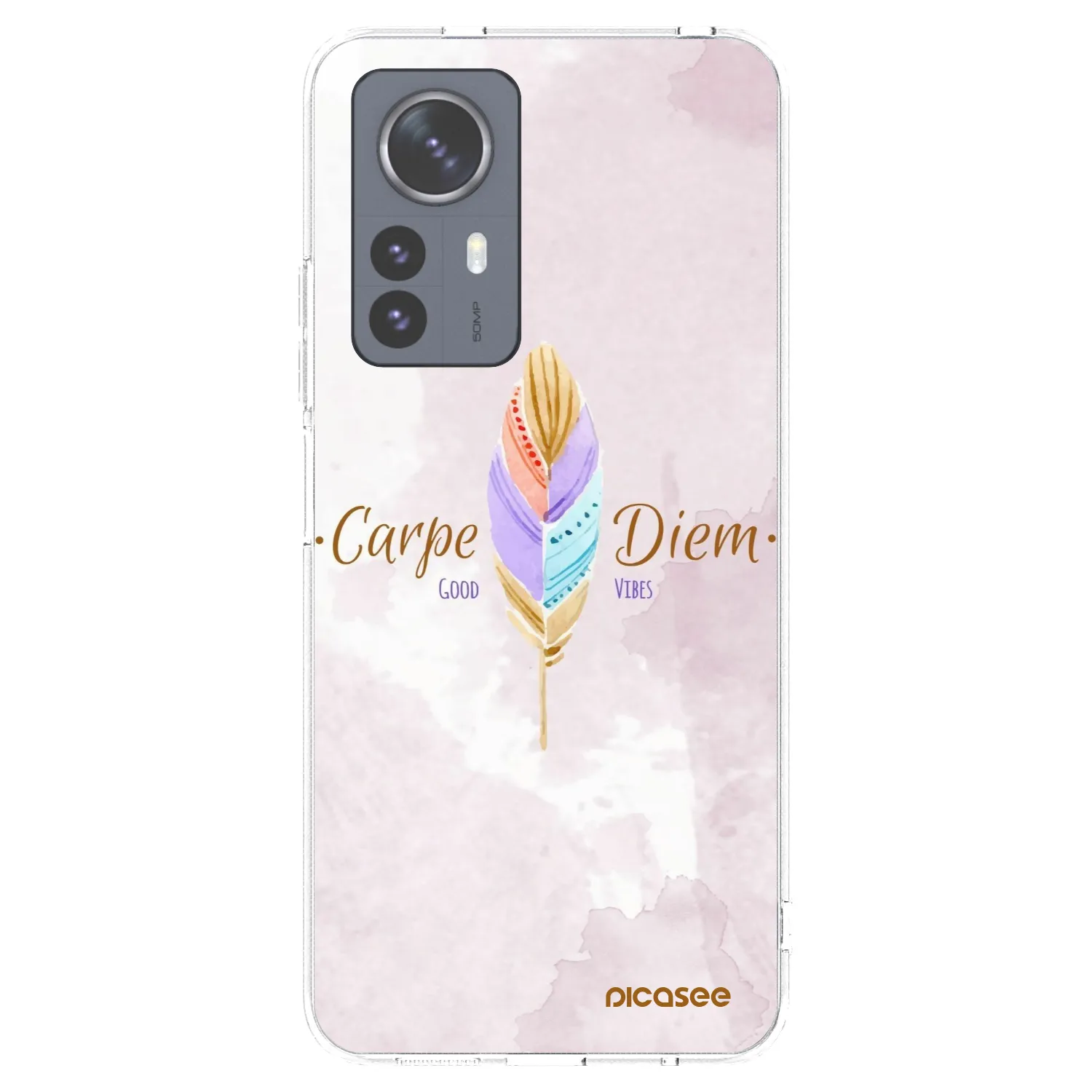 Picasee silikonska prozirna maskica za Xiaomi 12 Pro - Carpe Diem