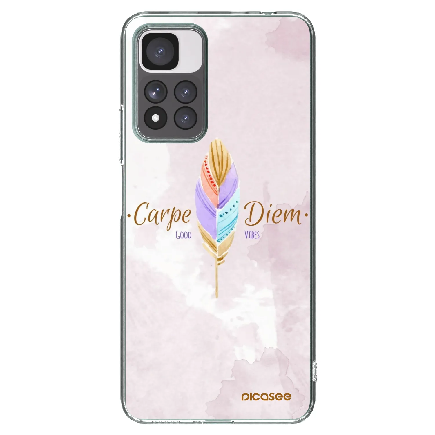 Picasee silikonska prozirna maskica za Xiaomi Redmi Note 11 Pro+ 5G - Carpe Diem