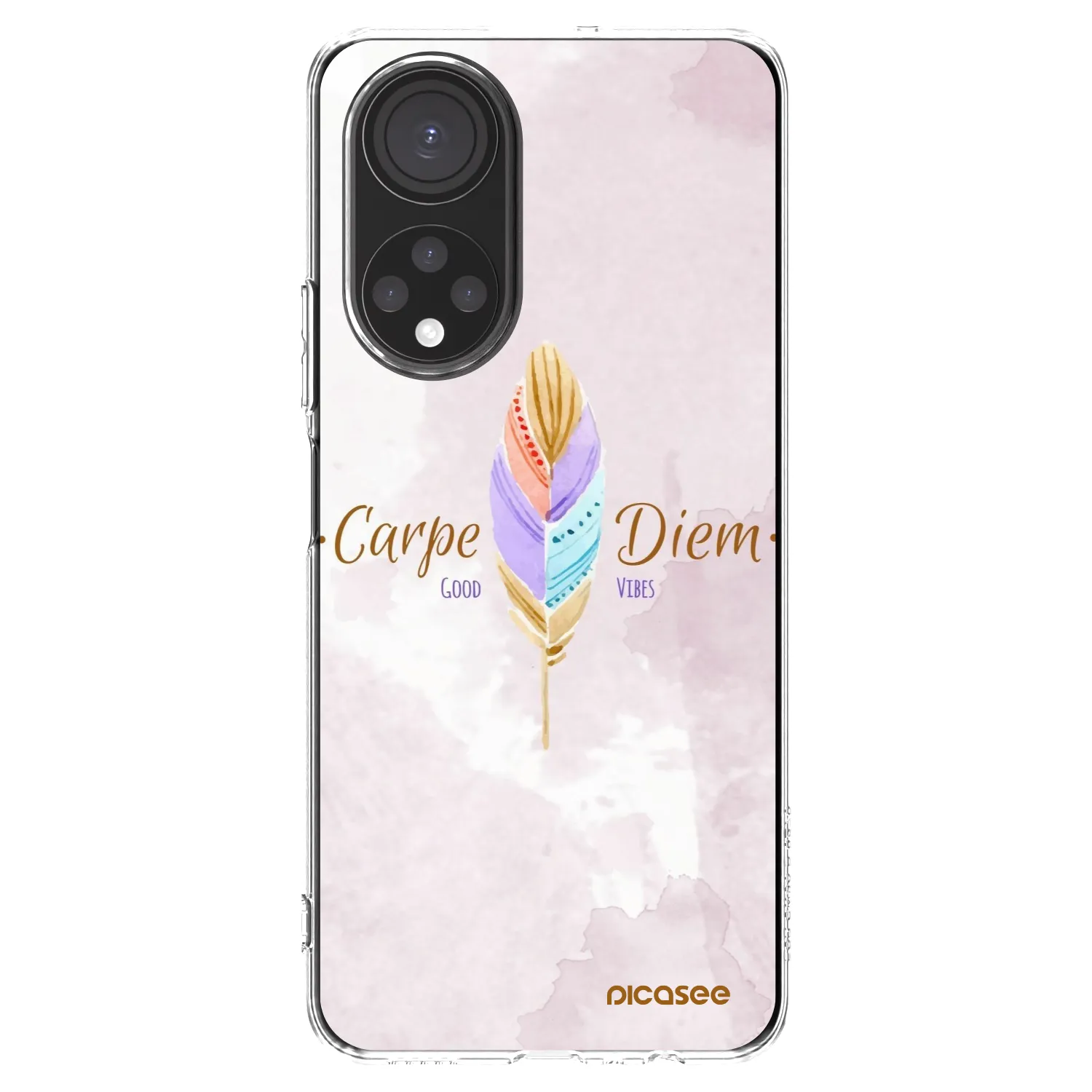 Picasee silikonska prozirna maskica za Honor X7 - Carpe Diem