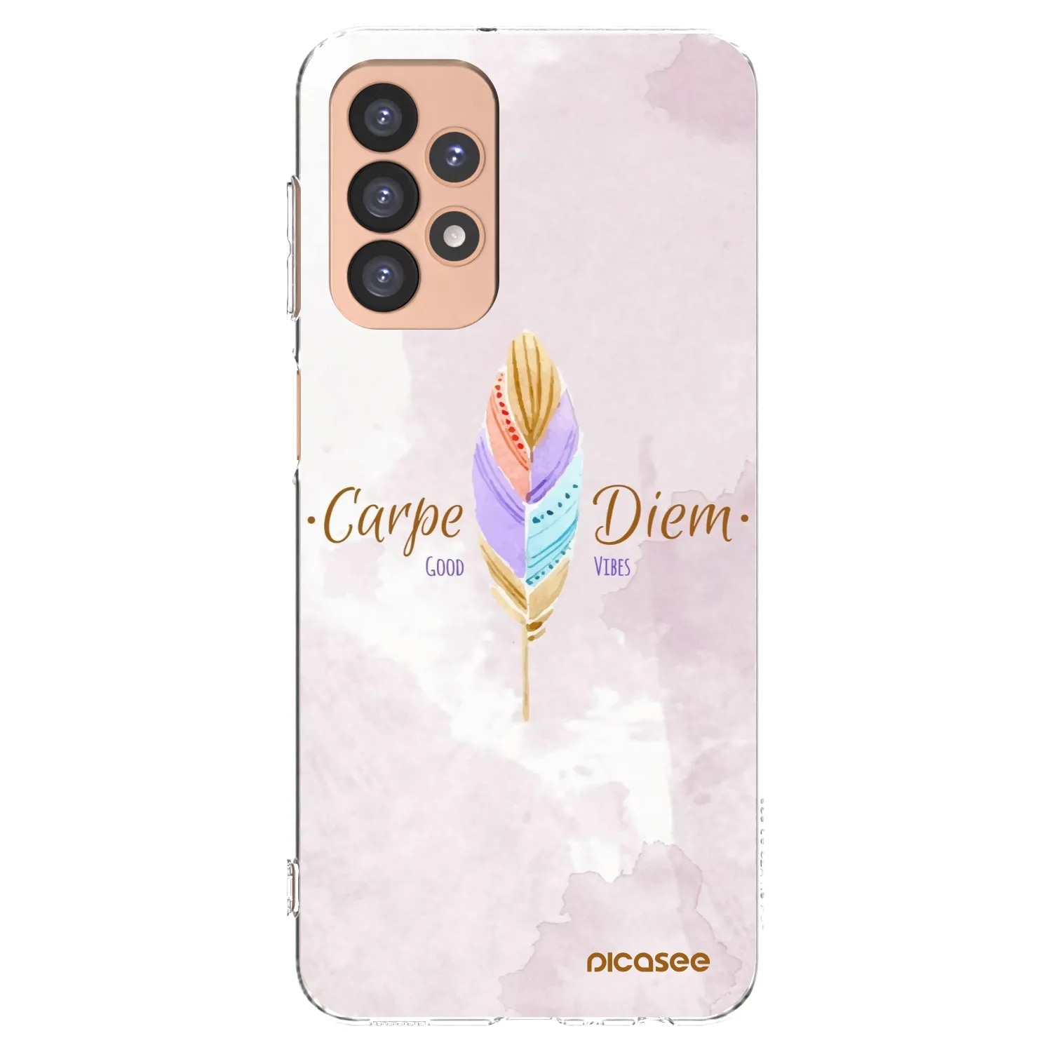Picasee silikonska prozirna maskica za Samsung Galaxy A23 A236B 5G - Carpe Diem