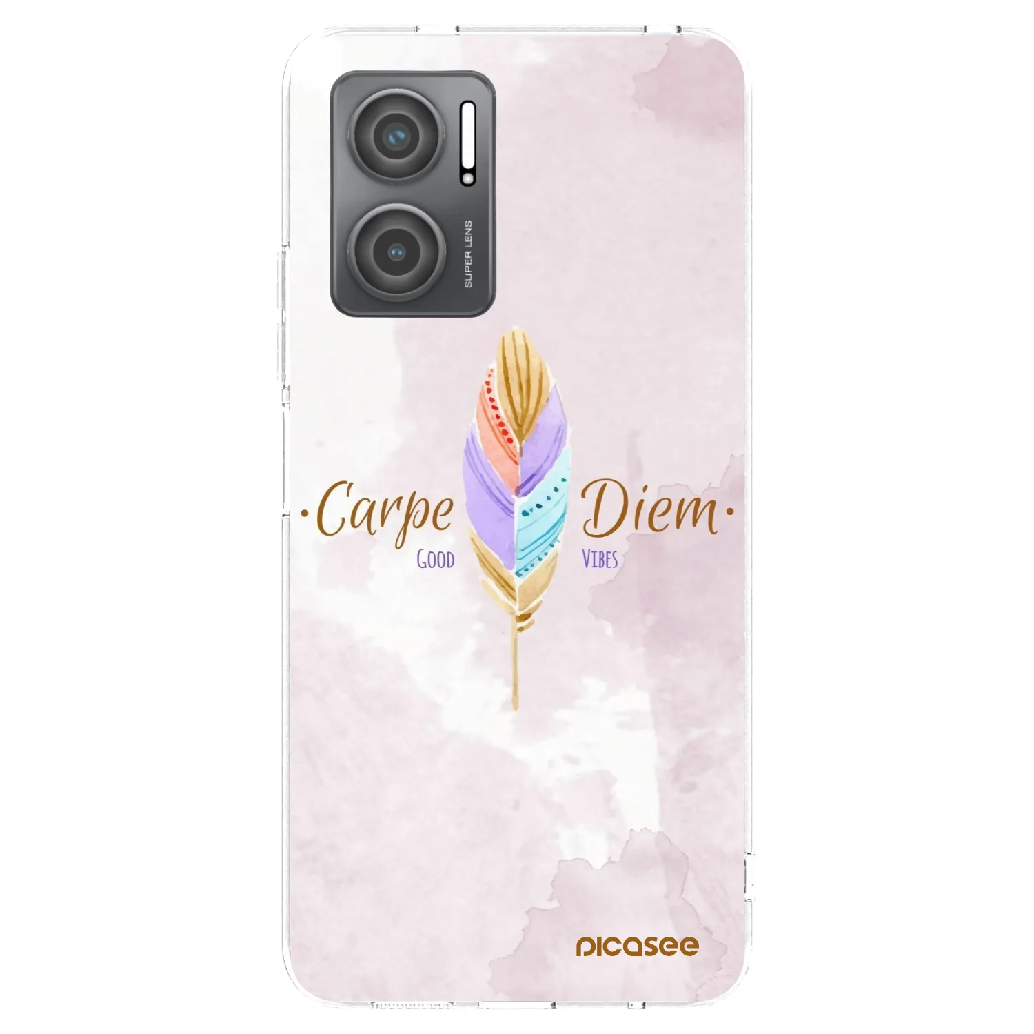 Picasee silikonska prozirna maskica za Xiaomi Redmi 10 5G - Carpe Diem