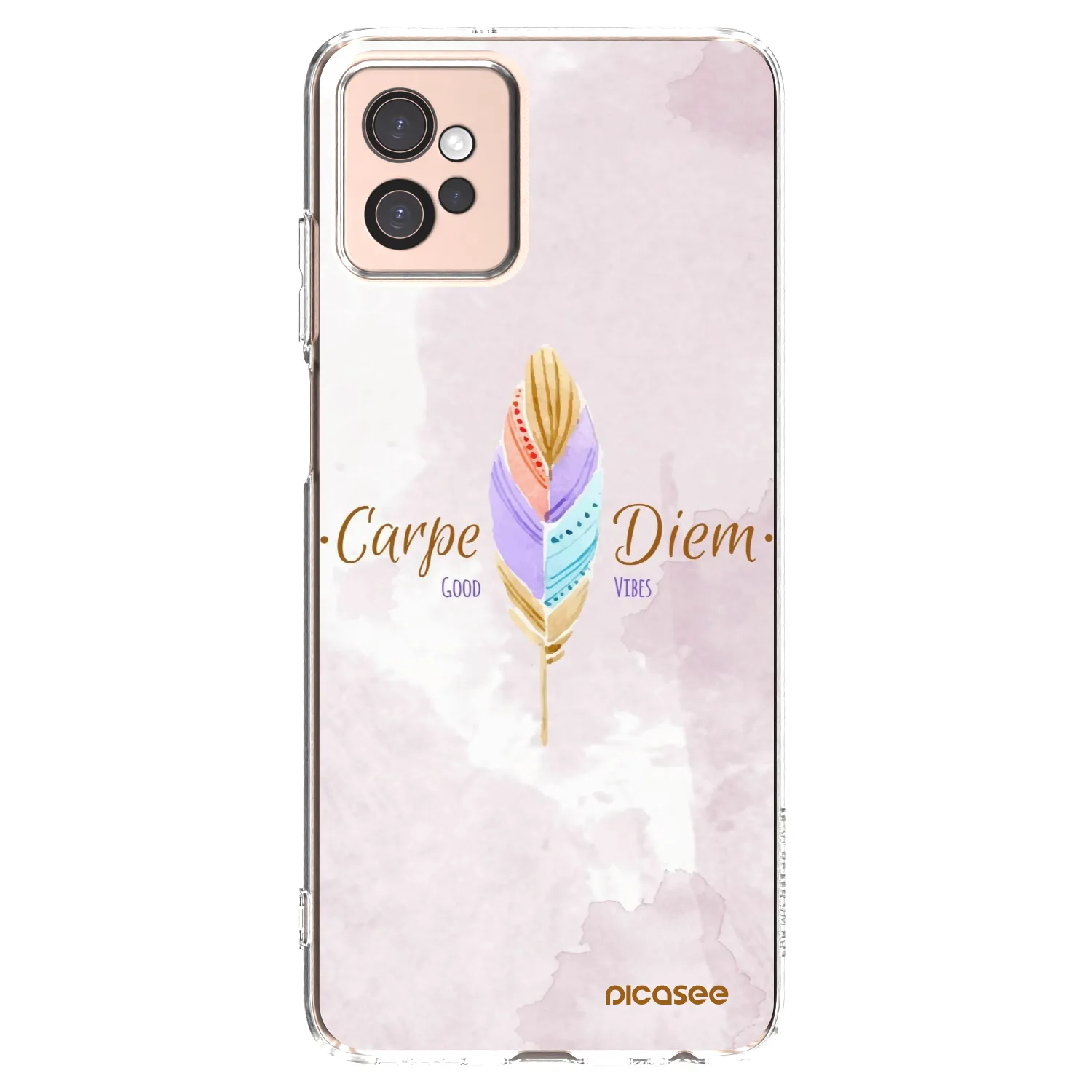 Picasee silikonska prozirna maskica za Motorola Moto G32 - Carpe Diem