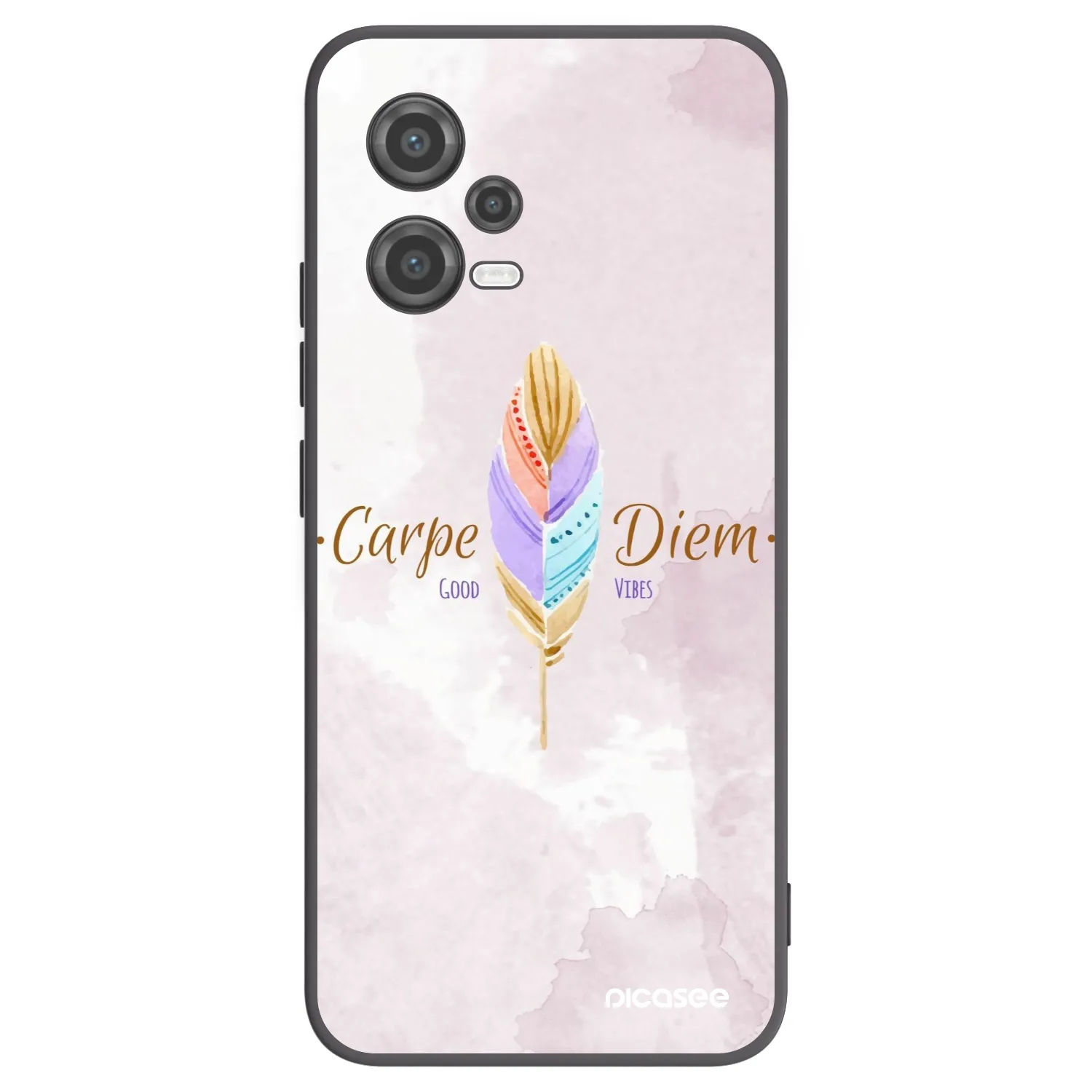Picasee crna silikonska maskica za Xiaomi Poco X5 - Carpe Diem