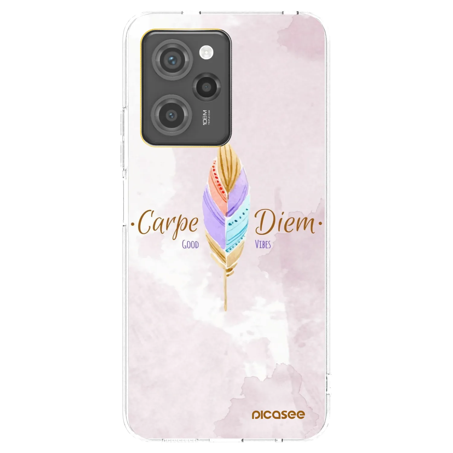 Picasee silikonska prozirna maskica za Xiaomi Poco X5 Pro - Carpe Diem