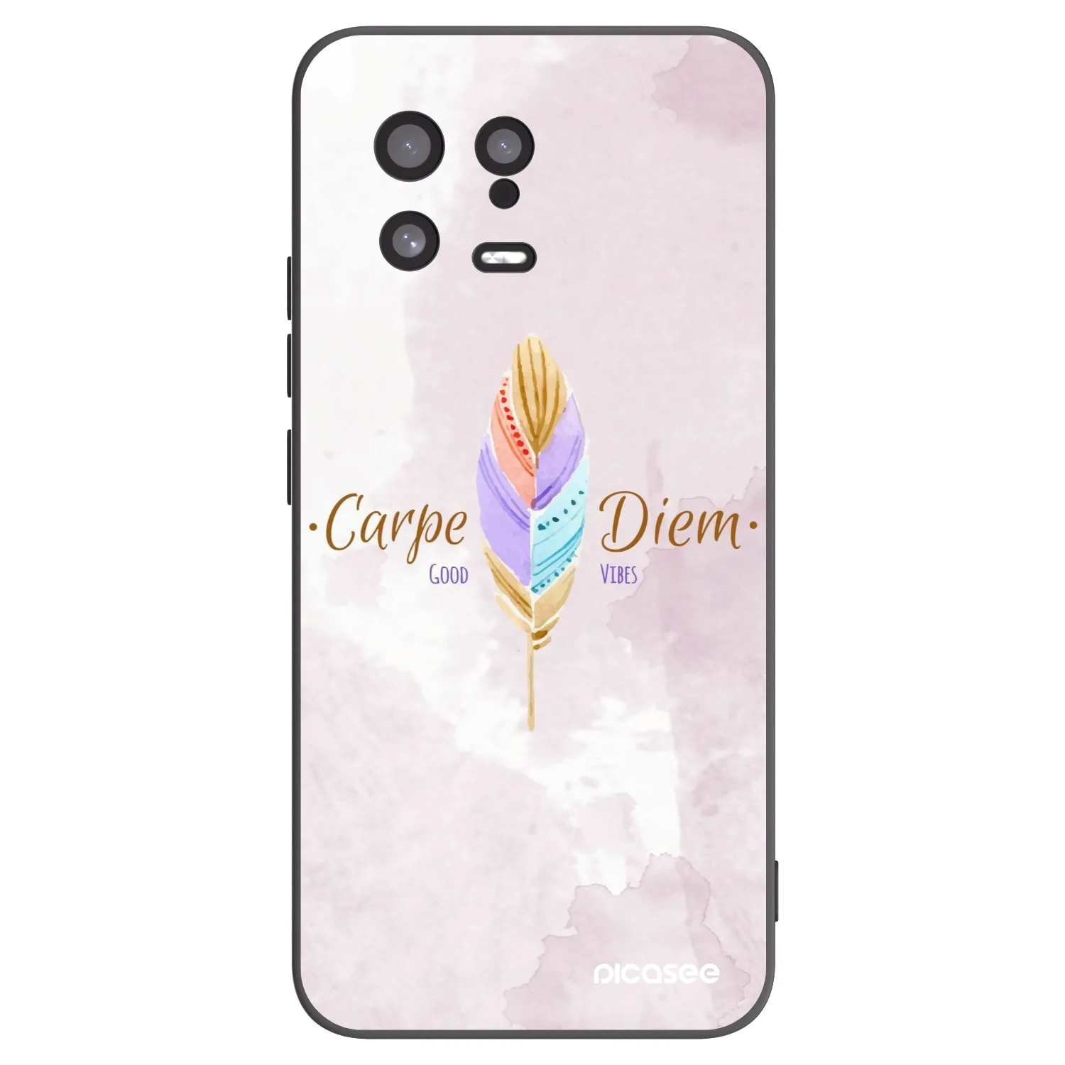 Picasee crna silikonska maskica za Xiaomi 13 - Carpe Diem