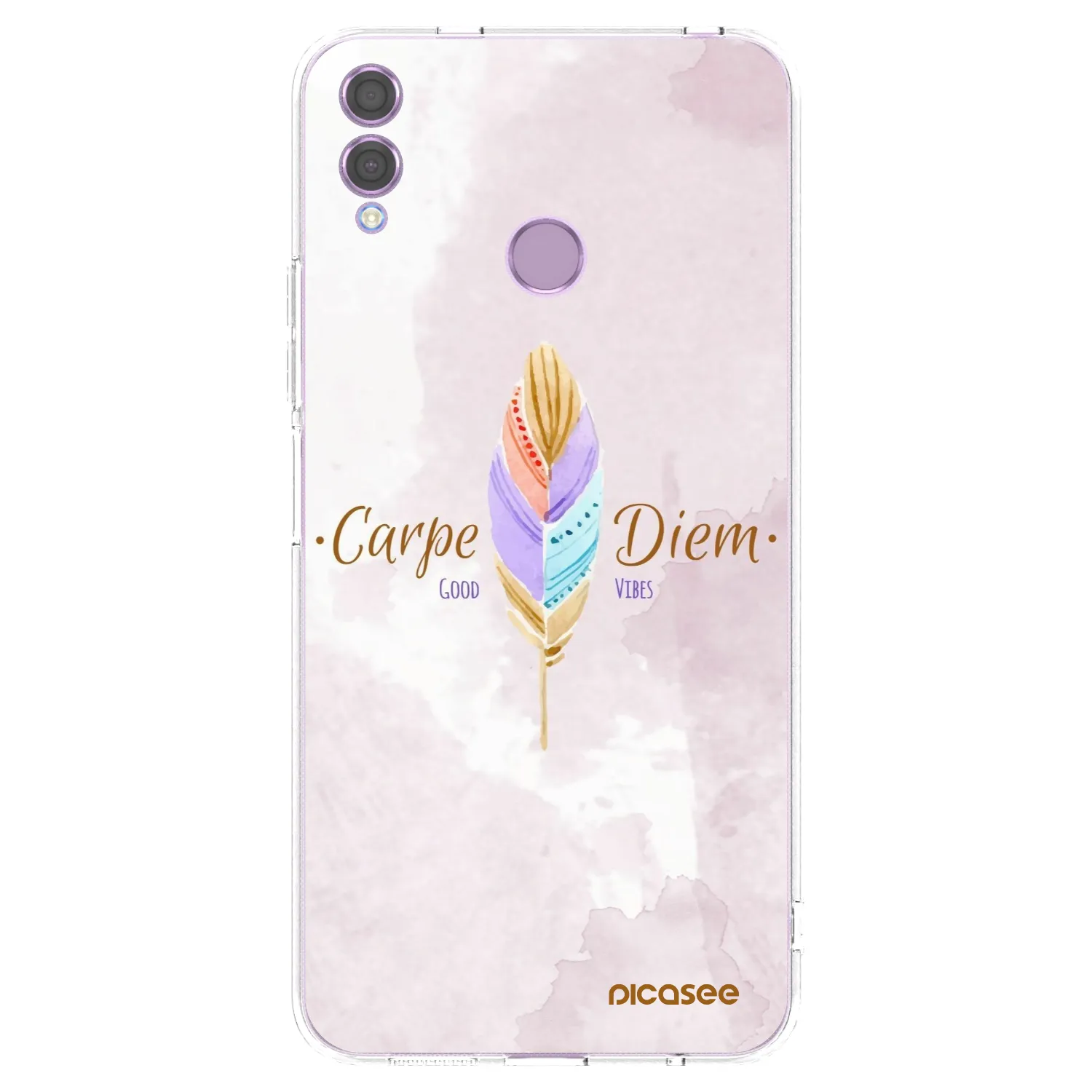 Picasee silikonska prozirna maskica za Honor 8X - Carpe Diem