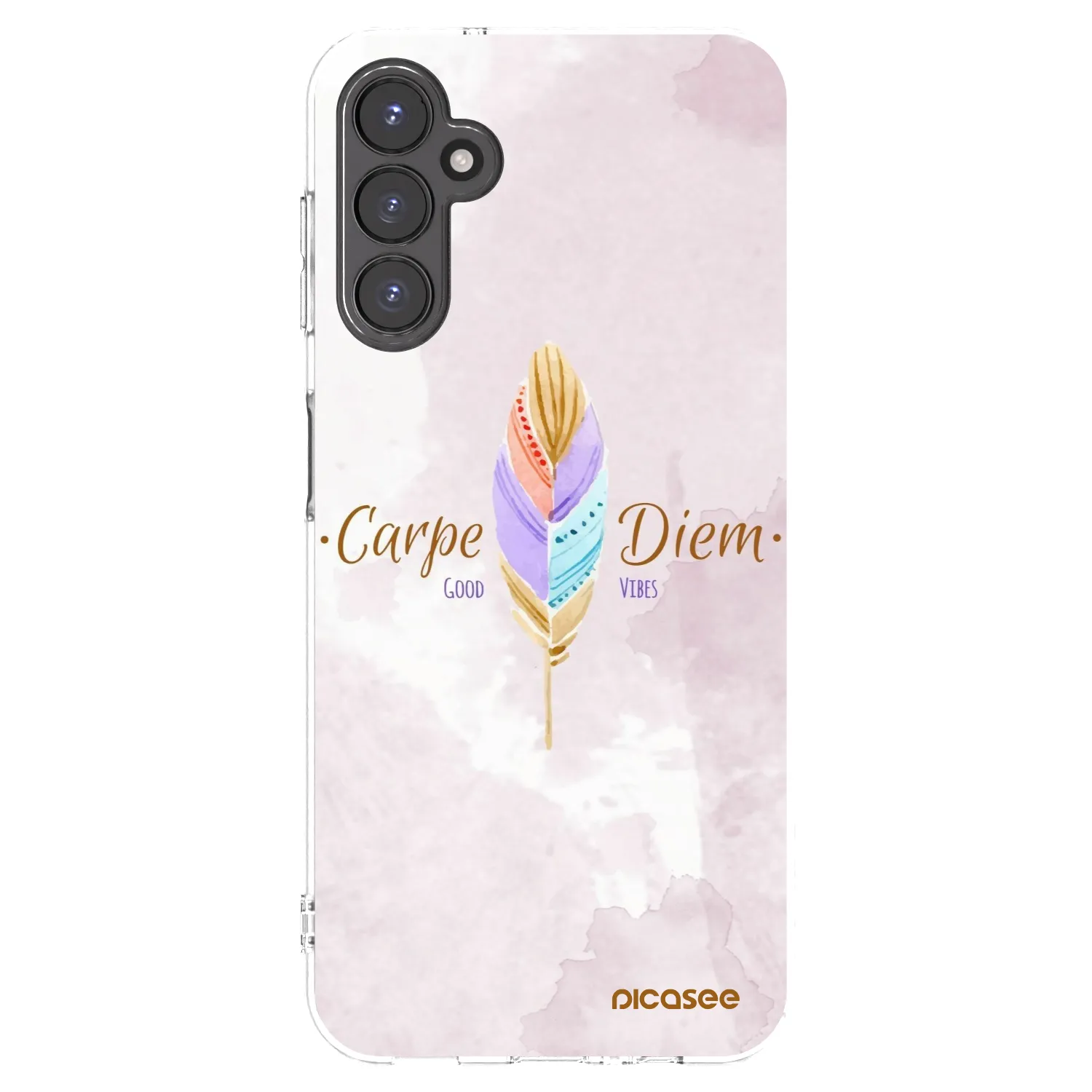 Picasee silikonska prozirna maskica za Samsung Galaxy A14 4G A145R - Carpe Diem