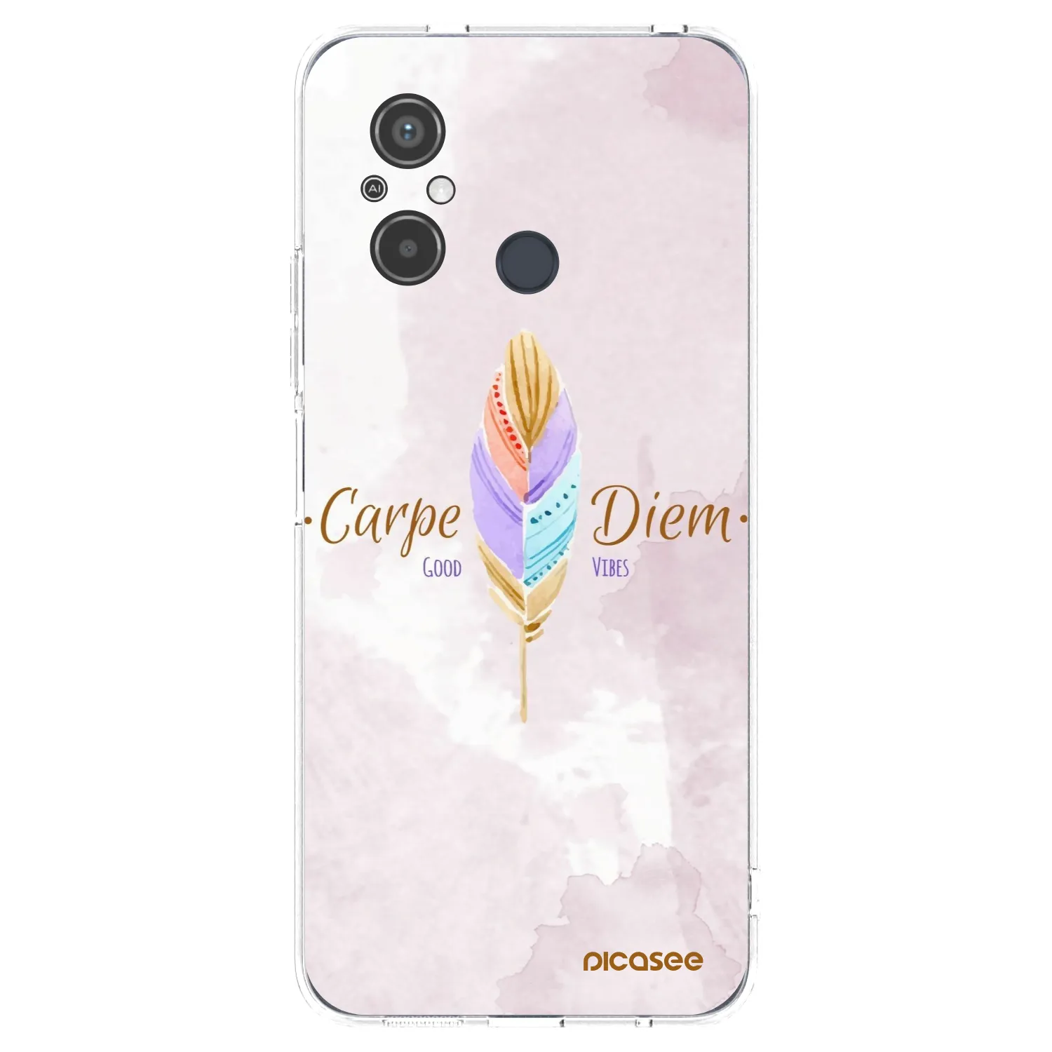 Picasee silikonska prozirna maskica za Xiaomi Redmi 12C - Carpe Diem
