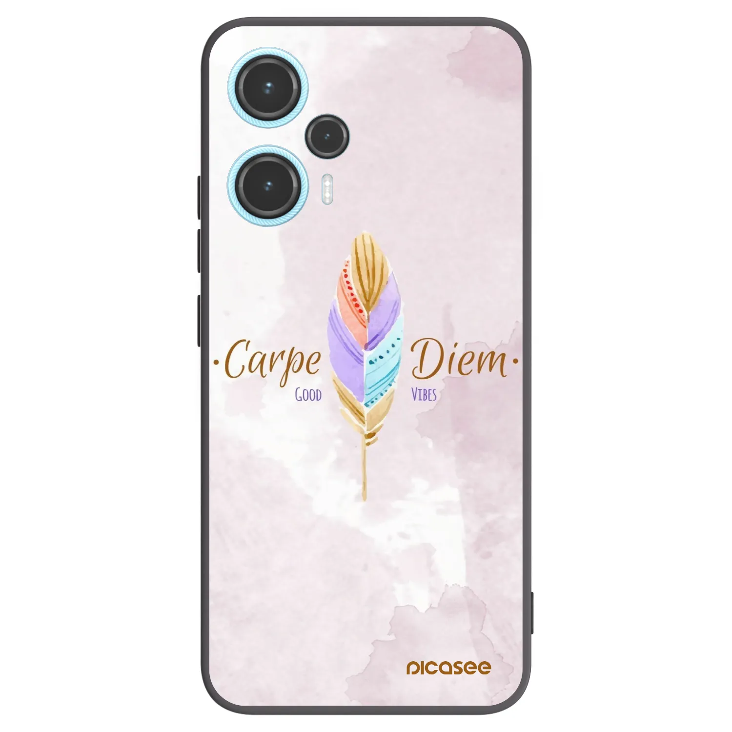 Picasee crna silikonska maskica za Xiaomi Poco F5 - Carpe Diem