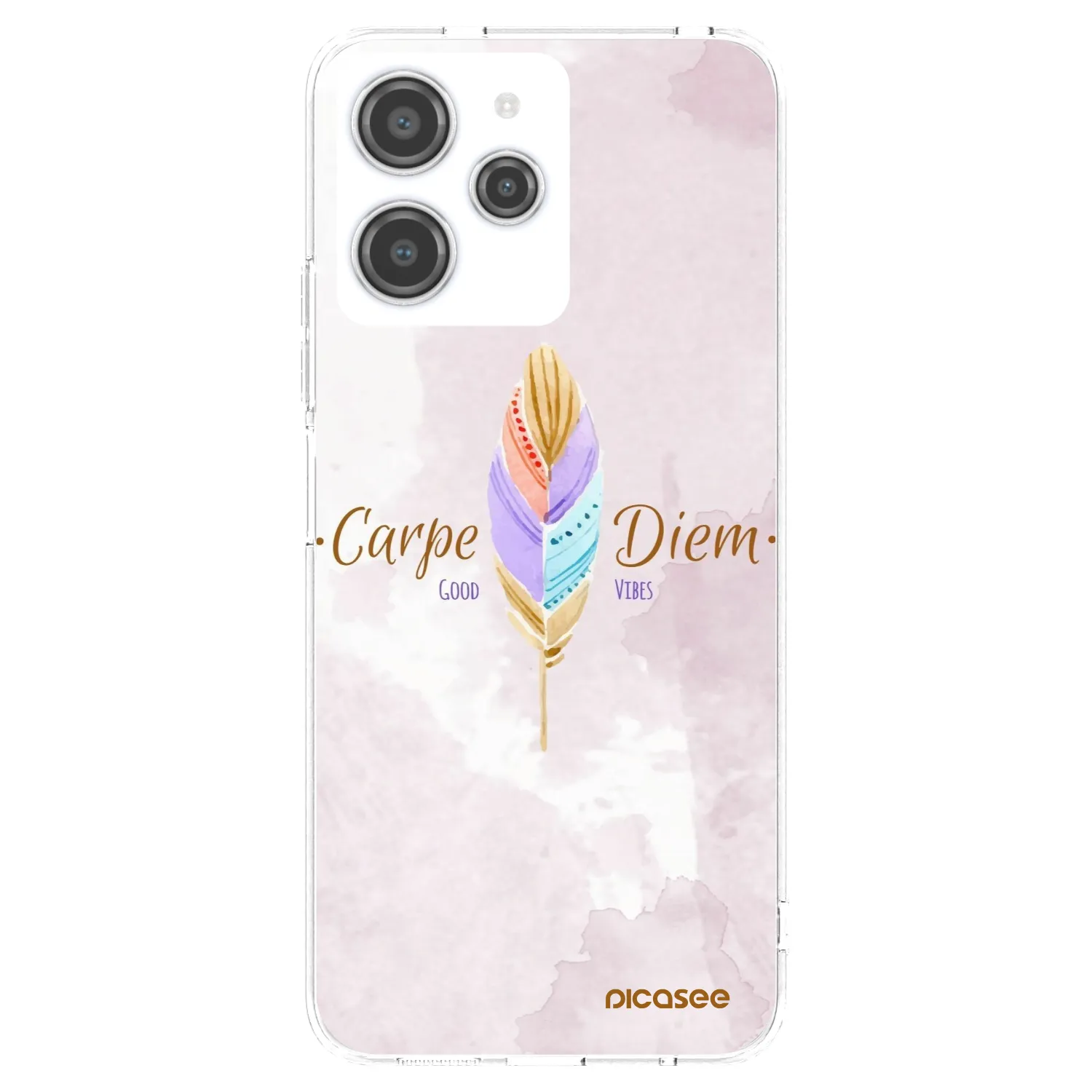 Picasee silikonska prozirna maskica za Xiaomi Redmi 12 4G - Carpe Diem