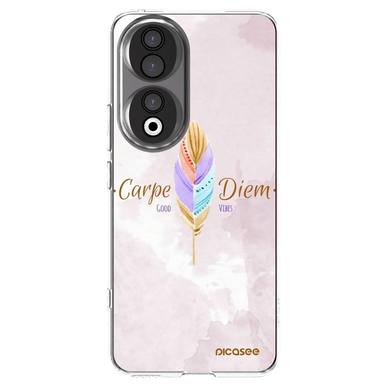 Picasee silikonska prozirna maskica za Honor 90 5G - Carpe Diem