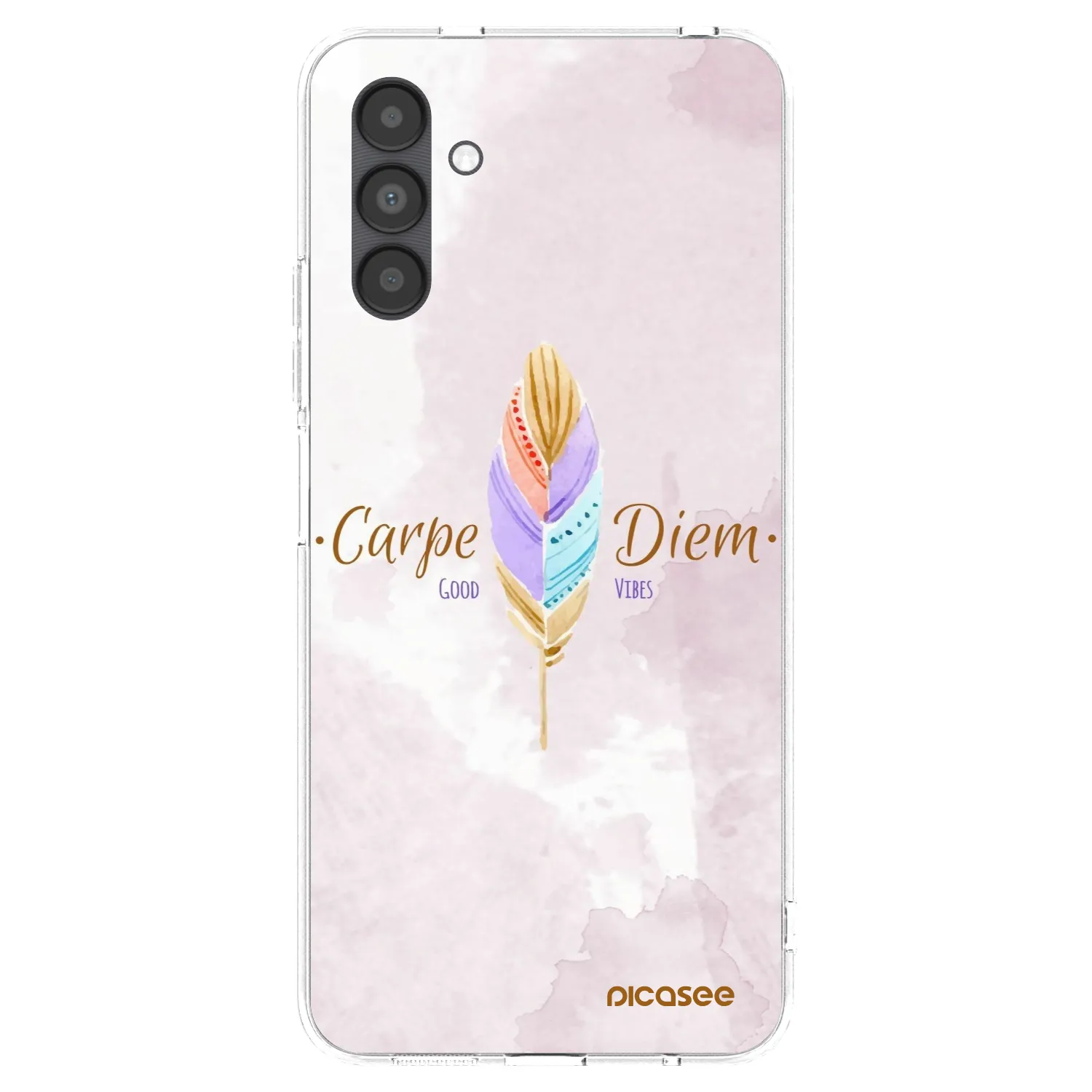 Picasee silikonska prozirna maskica za Samsung Galaxy A04s A047F - Carpe Diem