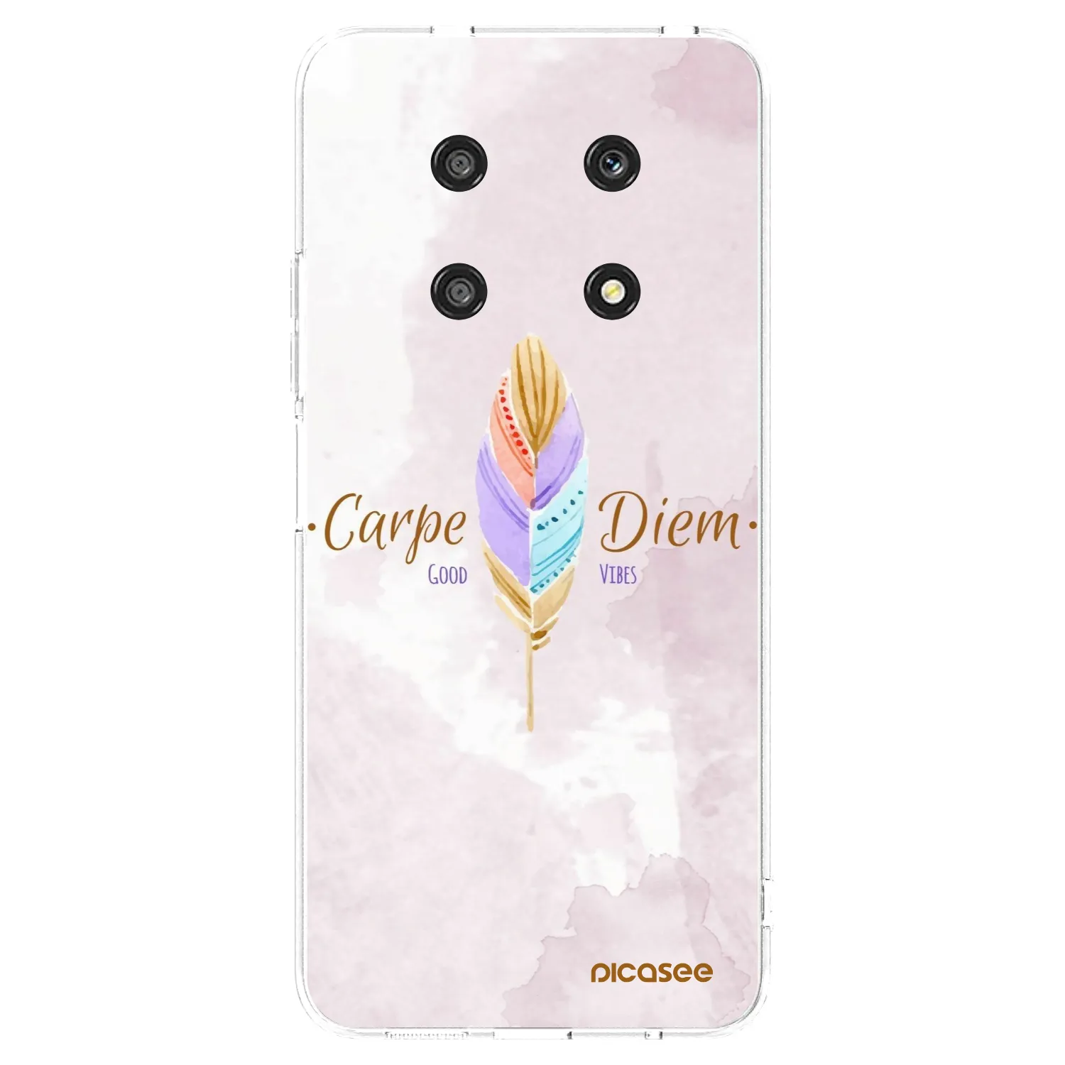 Picasee silikonska prozirna maskica za Honor Magic4 Lite 5G - Carpe Diem