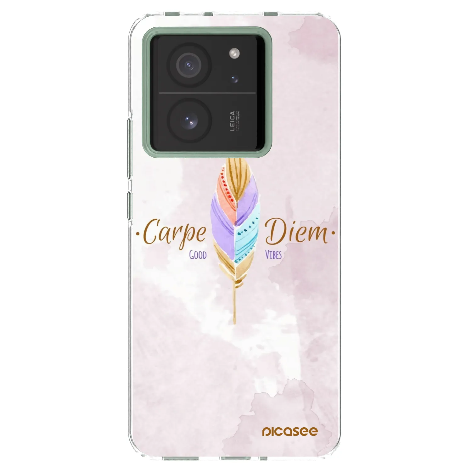 Picasee silikonska prozirna maskica za Xiaomi 13T Pro - Carpe Diem