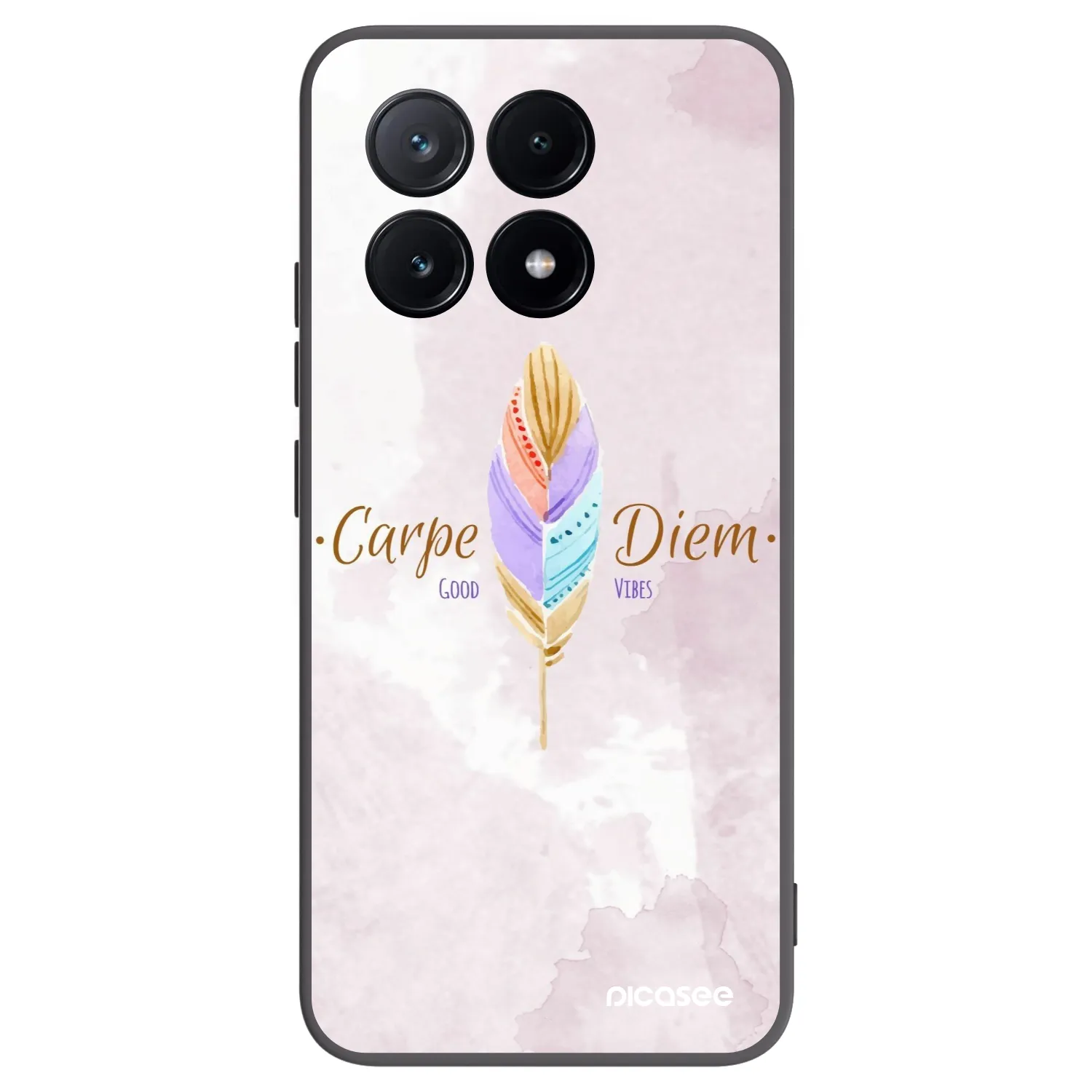Picasee crna silikonska maskica za Xiaomi Poco X6 Pro - Carpe Diem