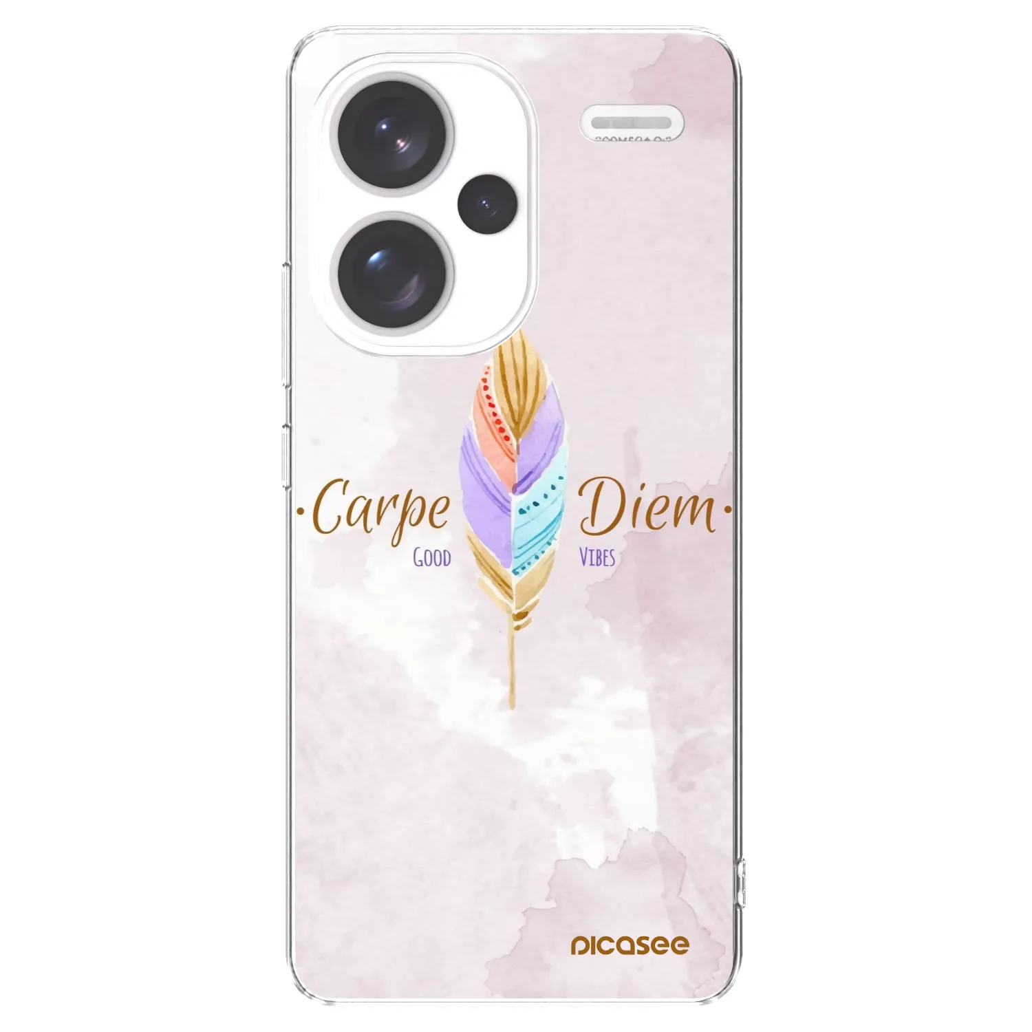 Picasee silikonska prozirna maskica za Xiaomi Redmi Note 13 Pro+ 5G - Carpe Diem