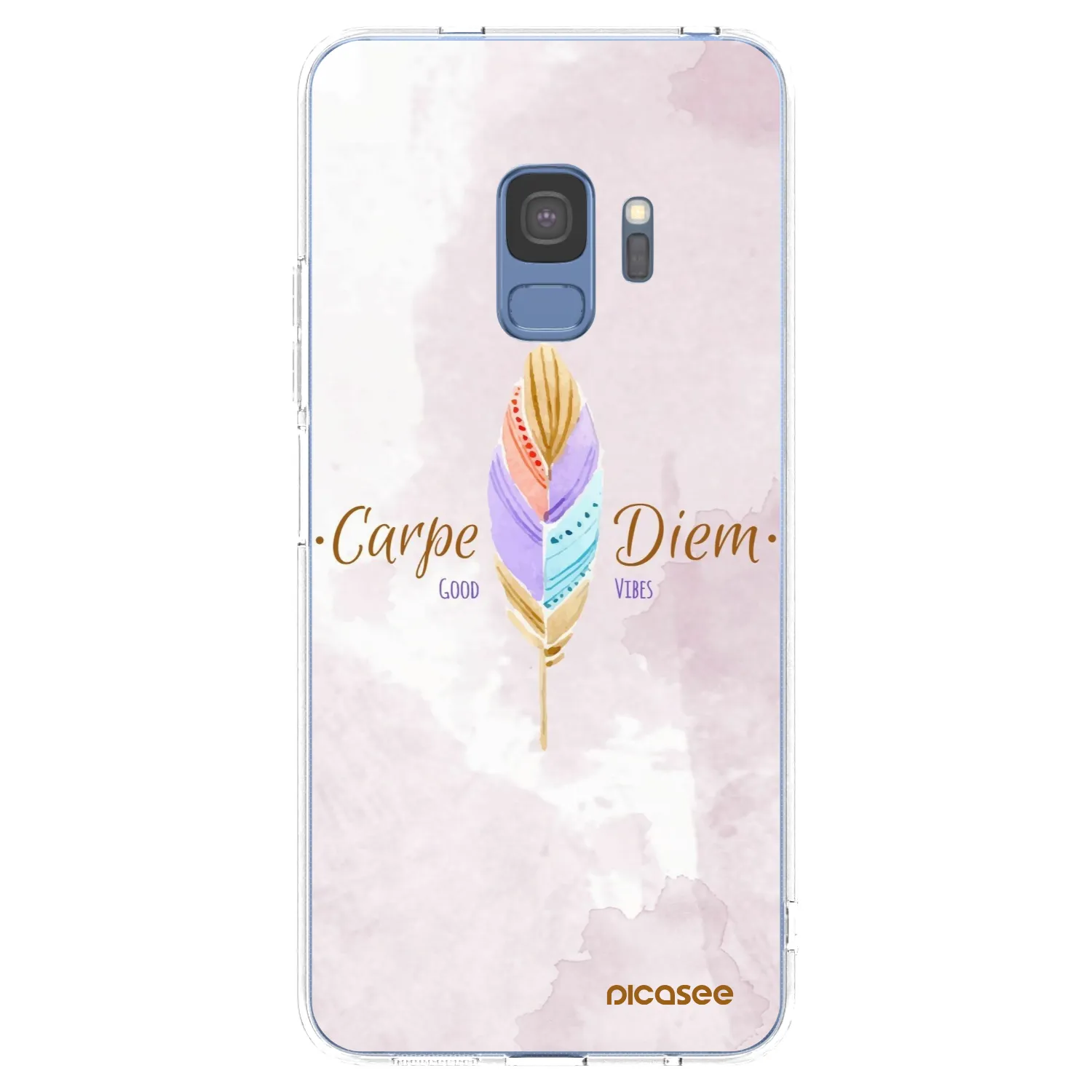 Picasee silikonska prozirna maskica za Samsung Galaxy S9 G960F - Carpe Diem