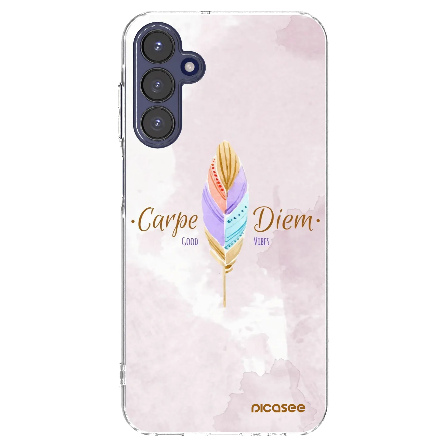 Picasee silikonska prozirna maskica za Samsung Galaxy A15 A155F 4G - Carpe Diem