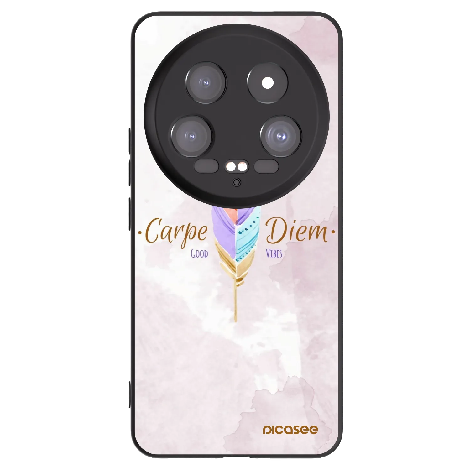 Picasee crna silikonska maskica za Xiaomi 14 Ultra - Carpe Diem