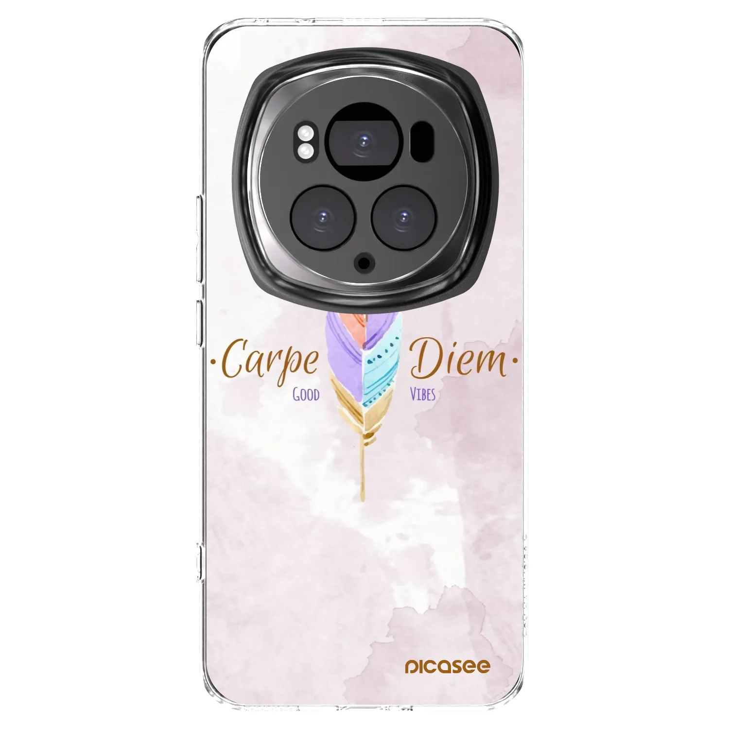 Picasee silikonska prozirna maskica za Honor Magic6 Pro - Carpe Diem