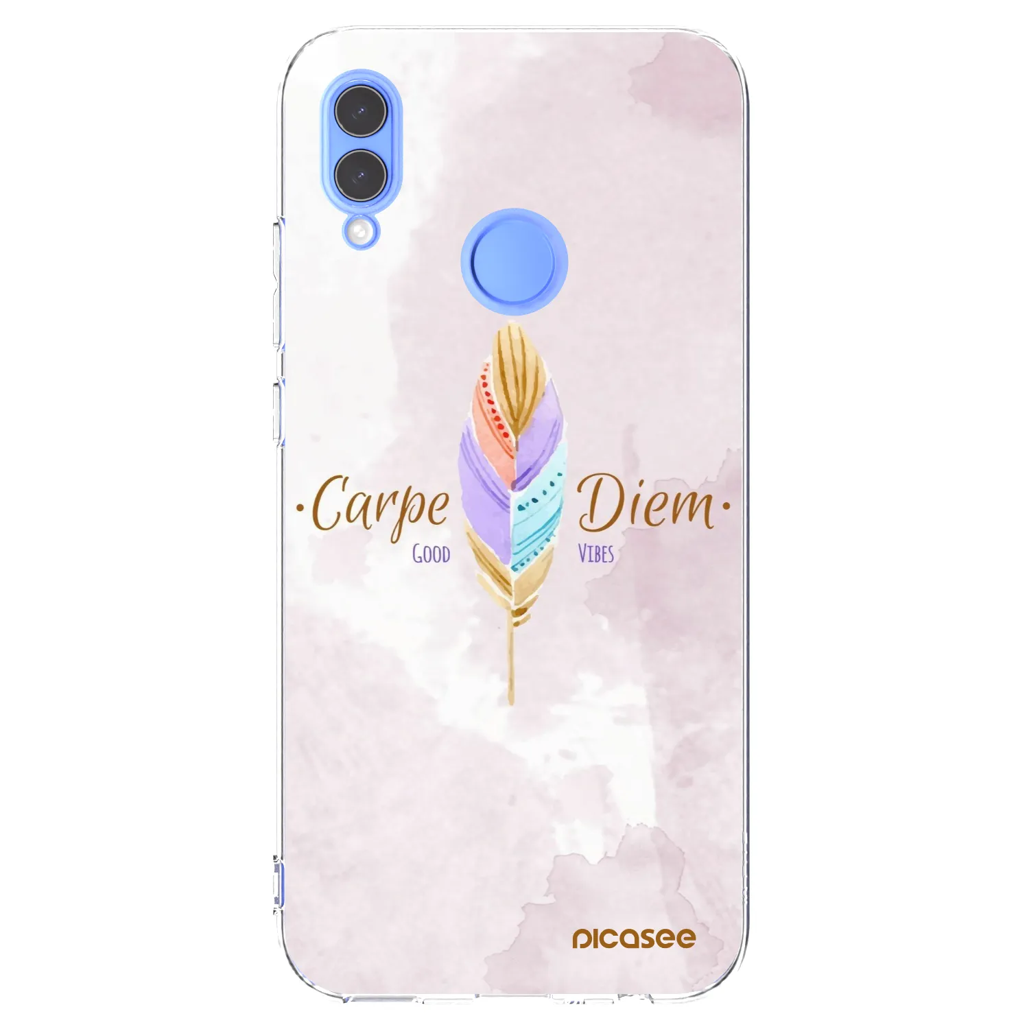 Picasee silikonska prozirna maskica za Honor 10 Lite - Carpe Diem