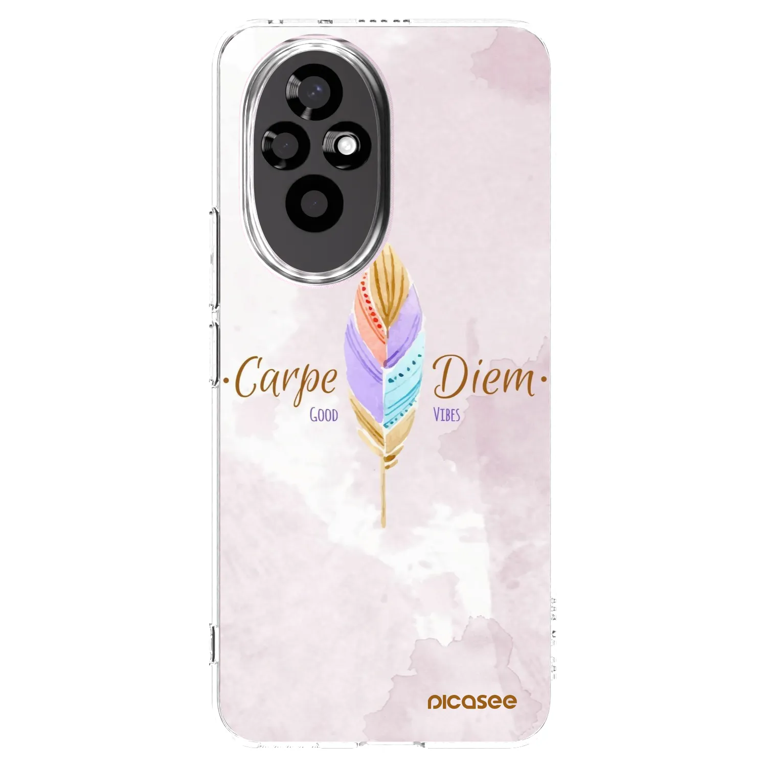 Picasee silikonska prozirna maskica za Honor 200 Pro 5G - Carpe Diem