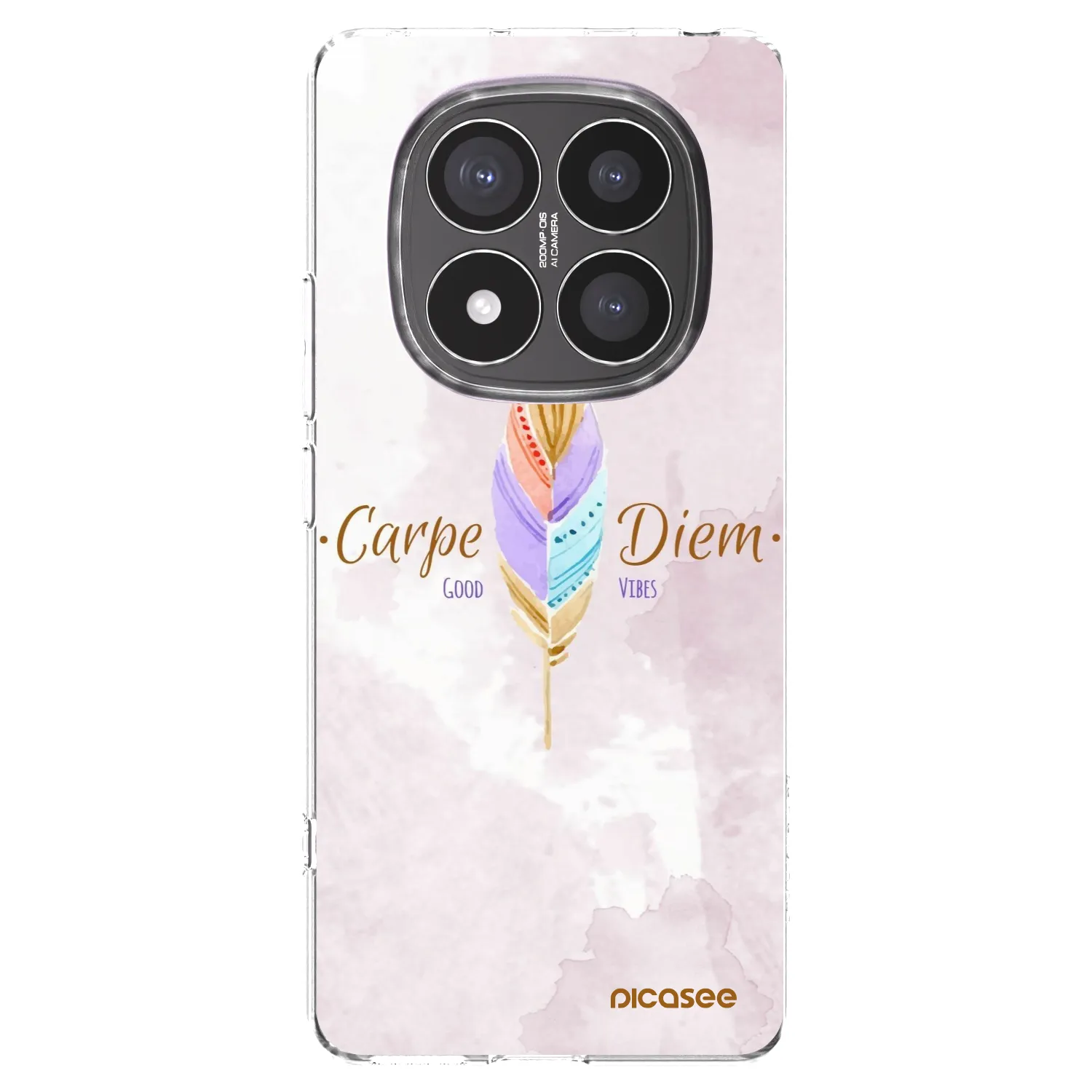 Picasee silikonska prozirna maskica za Xiaomi Redmi Note 14 Pro+ 5G - Carpe Diem