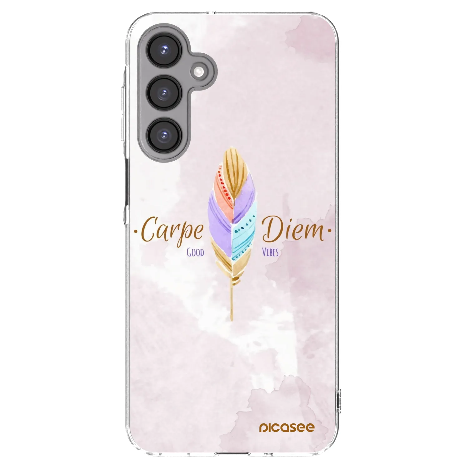 Picasee silikonska prozirna maskica za Samsung Galaxy A16 5G - Carpe Diem